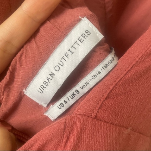 Urban Outfitters Mabel High-Neck Empire Mini Dress Size 4 - Picture 6 of 6